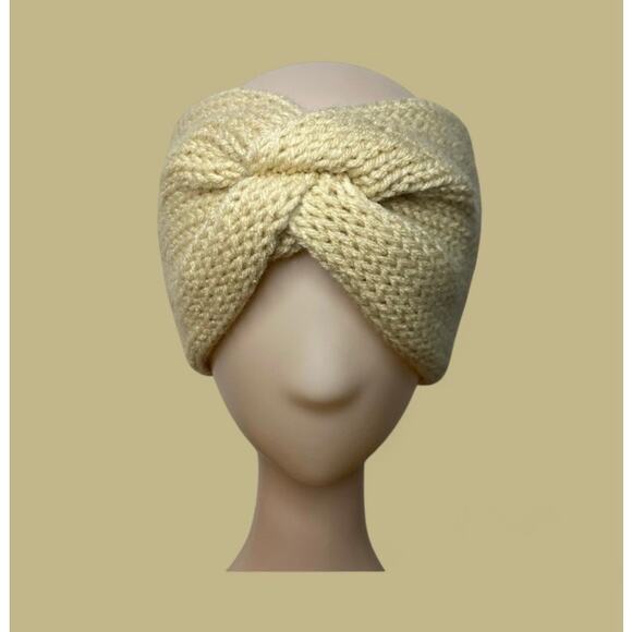 Ear Warmer Knitted Headband Twisted Warm Winter Hairband Turban - Picture 2 of 5